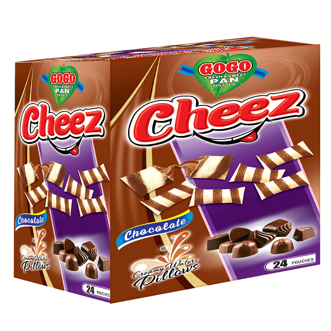 CHEEZ Chocolate Wafer Pillow Rs 05 (24 Pcs)