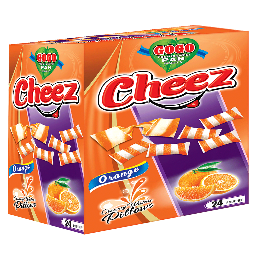 CHEEZ Orange Wafer Pillow Rs 05 (24 Pcs)