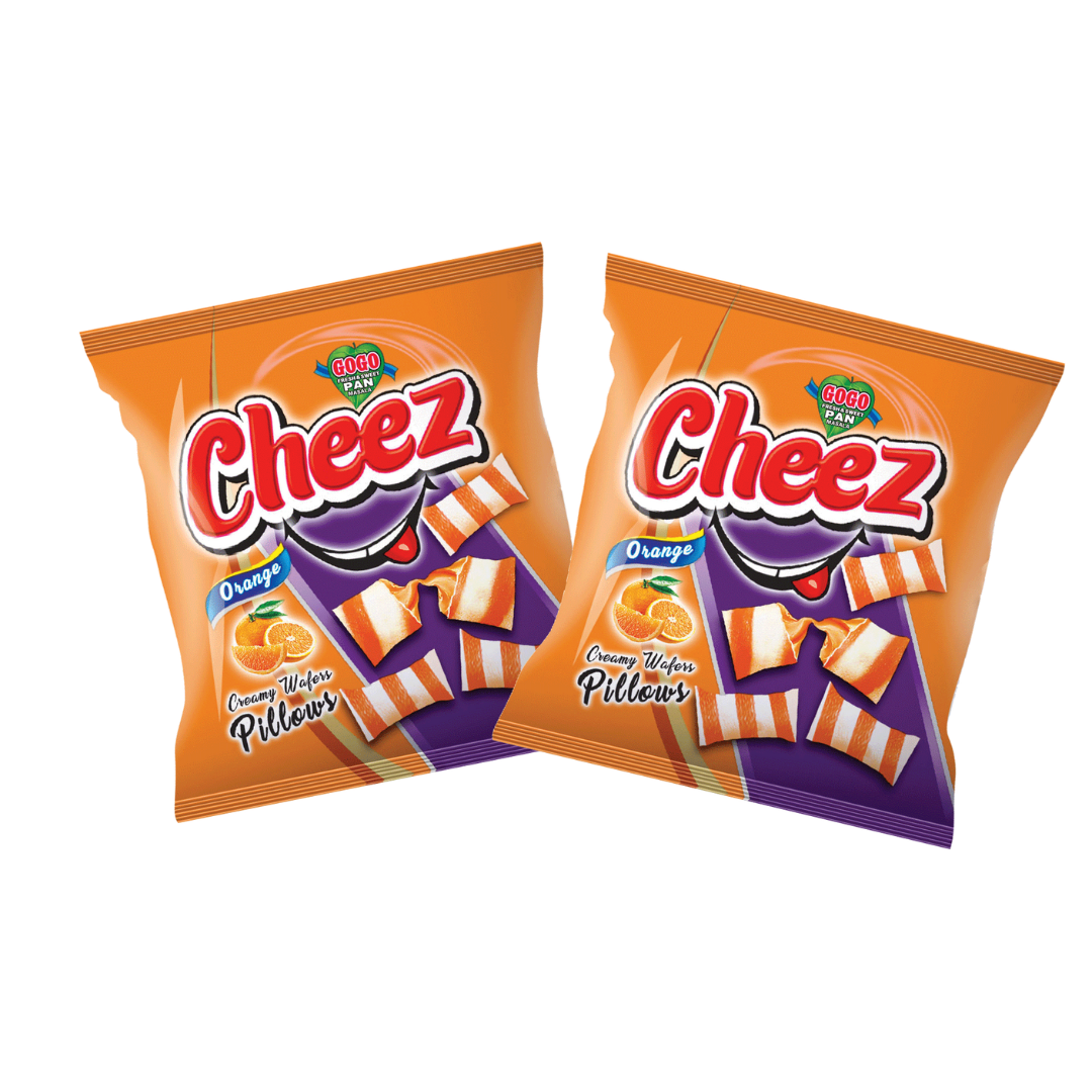 CHEEZ Orange Wafer Pillow Rs 05 (24 Pcs)