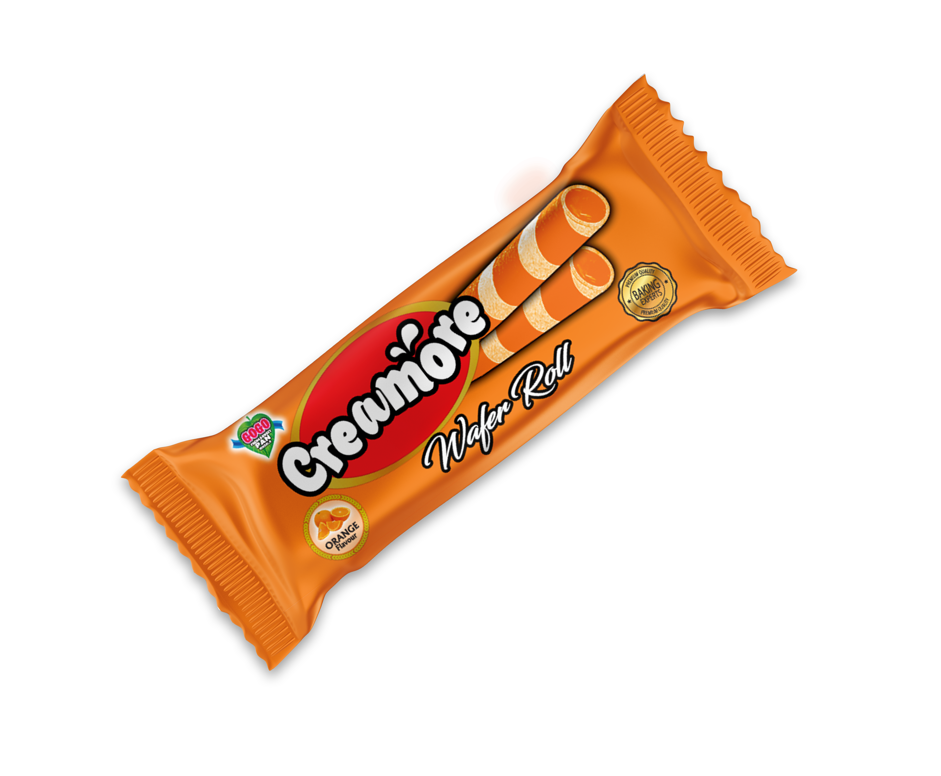 CREAMORE Orange Wafer Rolls Rs 10 (24 Pcs)