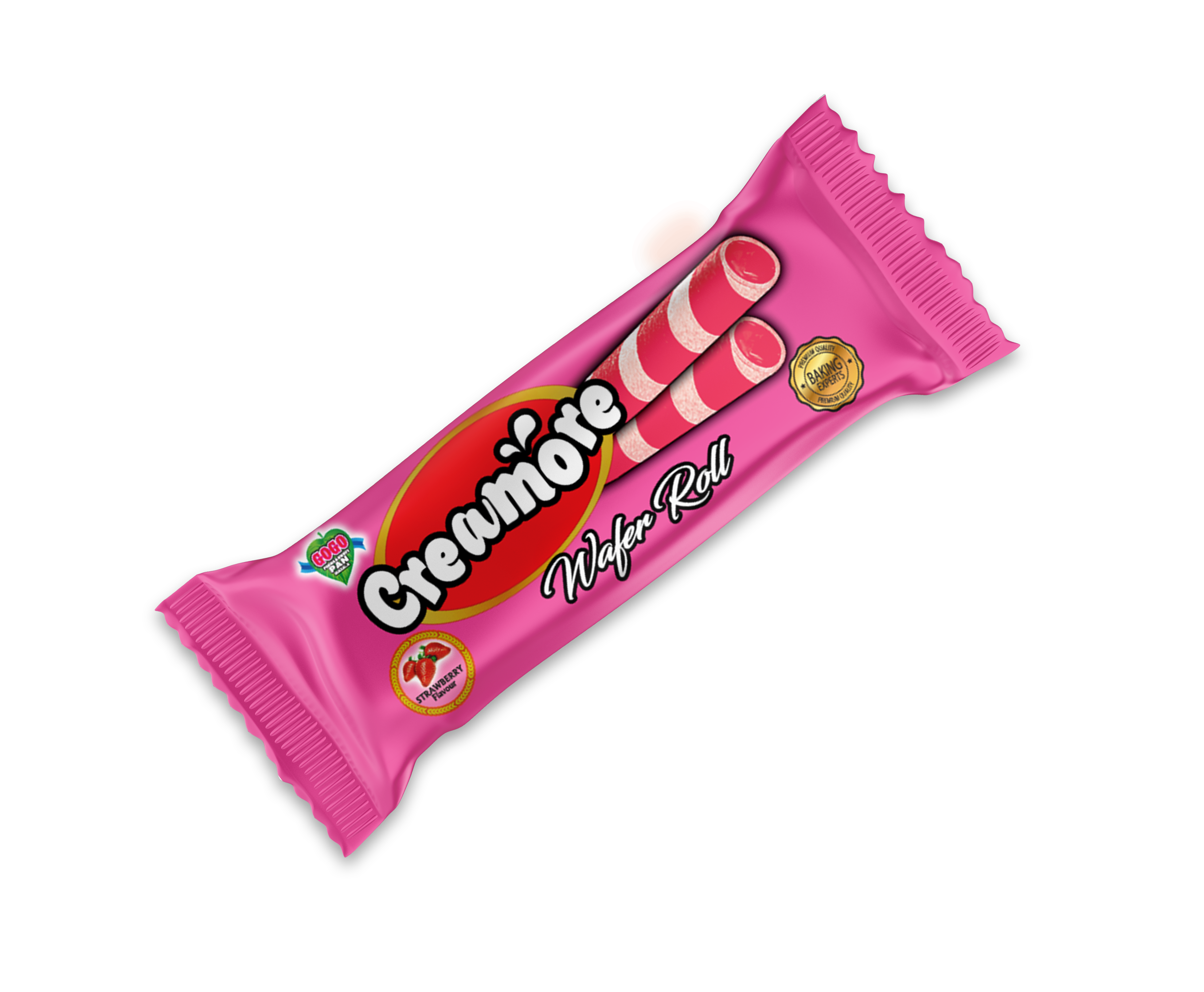 CREAMORE Strawberry Wafer Rolls Rs 10 (24 Pcs)